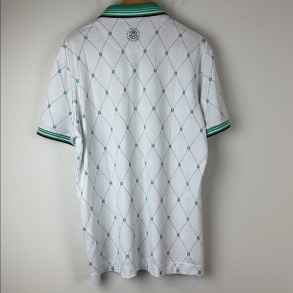 Galvin Green Men's Polo with Green Accents Size XL - Picture 4 of 8